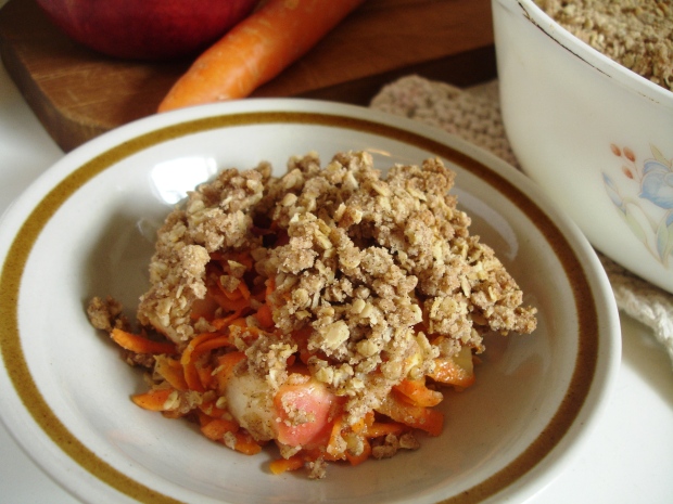 Apple Carrot Crumble | Made Out of Glue